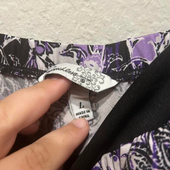 Y2K Square Neck Purple and black Speechless mini dress - Picture 7 of 8